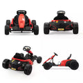 24-Volt Kids Ride on Drift Car Electric Go Kart for Kids Ages 4-16 Ride on Toy Car W/Music, Red and Black