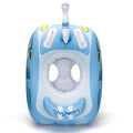 Swimbobo Blue Thicken Pvc Toddler Pool Float with Seat Boat Inflatable Water Gun Ride-On Car for Kids Outdoor Toys for Summer Watergun