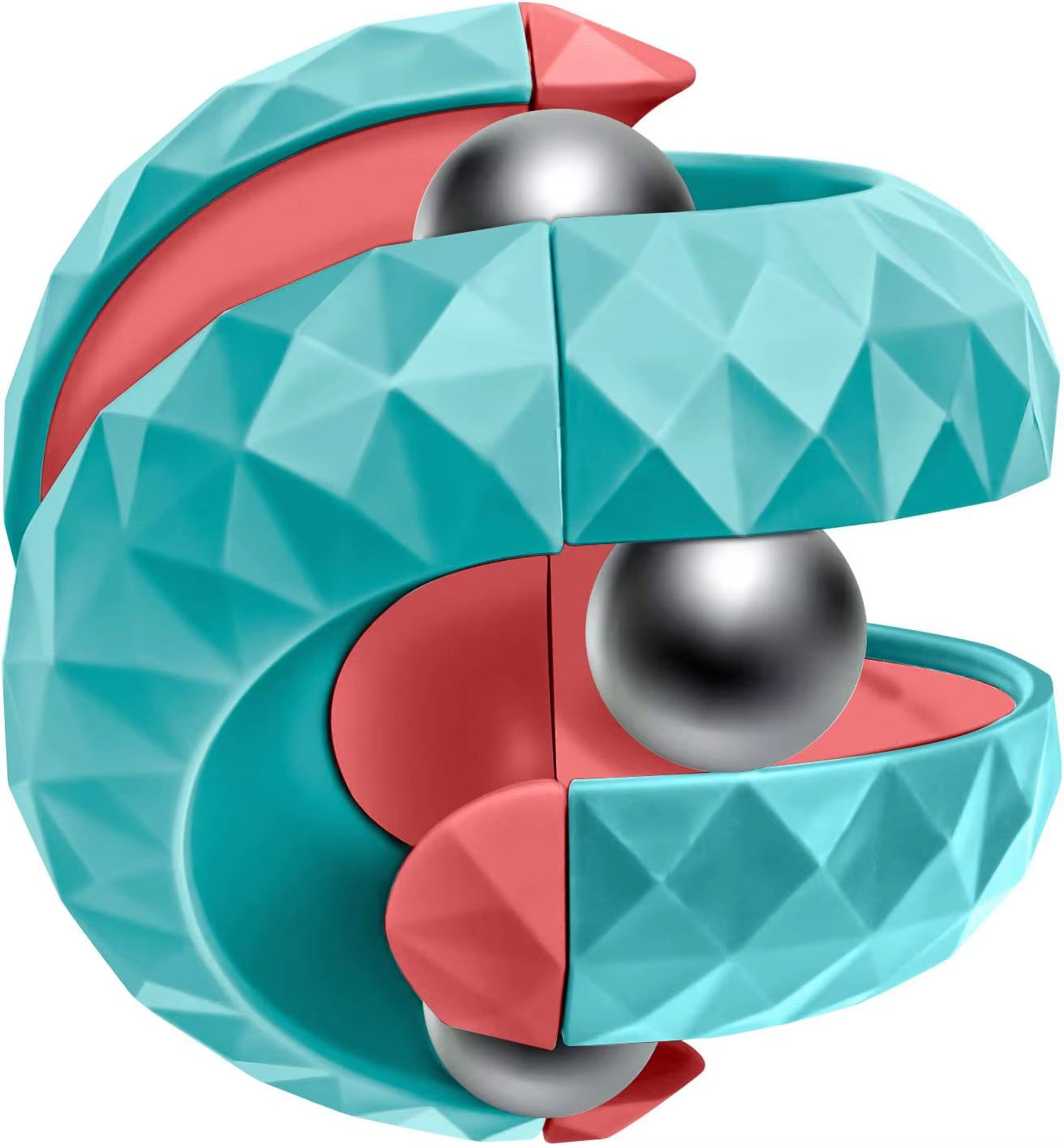 Decompression Toy Creative Orbit Ball Toy Children Autism Orbit Ball Cube anti Stress Sensory Toys Infinite Flip Change for Kid