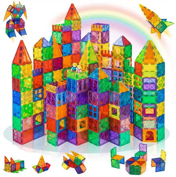 60 PCS Magnetic Building Tiles Magnetic Tiles Kids Toys 