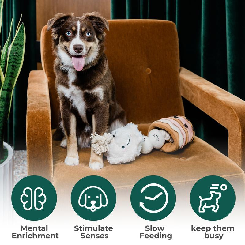Boba Time Snuffle Toy - Sniffing Dog Food Toys, Pet Sniffing Feeding Toys, Interactive Dog Educational Toys for Training and Stress Relief, Pet Sniffing Toys, Pet Supplies