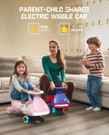 Electric Wiggle Car with Pedal Rechargeable Battery