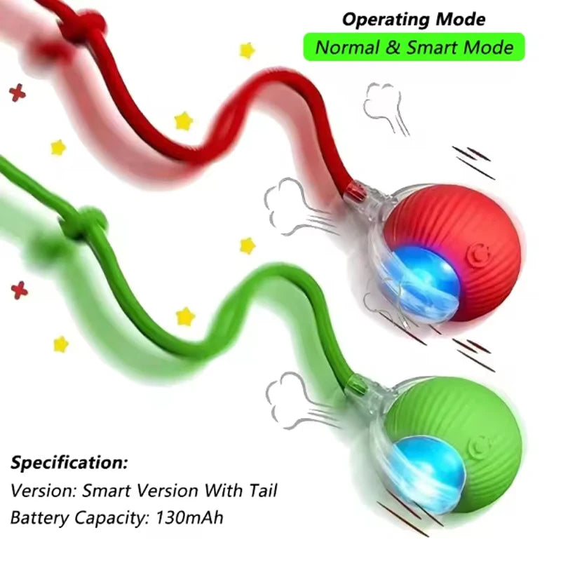 Cat Toys Cat Smart Cat Balls to Help Relieve Boredom Kitten Avoid Toys Pet Electric Rolling Ball Artifact