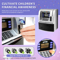 ATM Piggy Bank Convenient Kids ATM Machine Safe Talking ATM Piggy Banks Upgraded Digital Electronic Savings Safe Machine Box