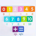 Finger Counting Math Toys Wooden Math Board Learning Toys Educational Math Manipulative Blocks Number Counting Blocks