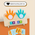 Finger Counting Math Toys Wooden Math Board Learning Toys Educational Math Manipulative Blocks Number Counting Blocks