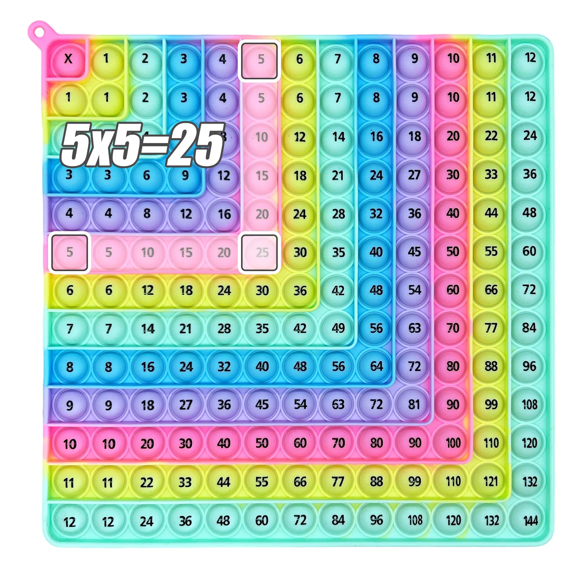 Multiplication Practice Math Games, 12X12 Times Table Learning Activity Board Games, Mathematics Teaching Toys Stationery Gifts