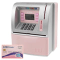 ATM Piggy Bank Convenient Kids ATM Machine Safe Talking ATM Piggy Banks Upgraded Digital Electronic Savings Safe Machine Box