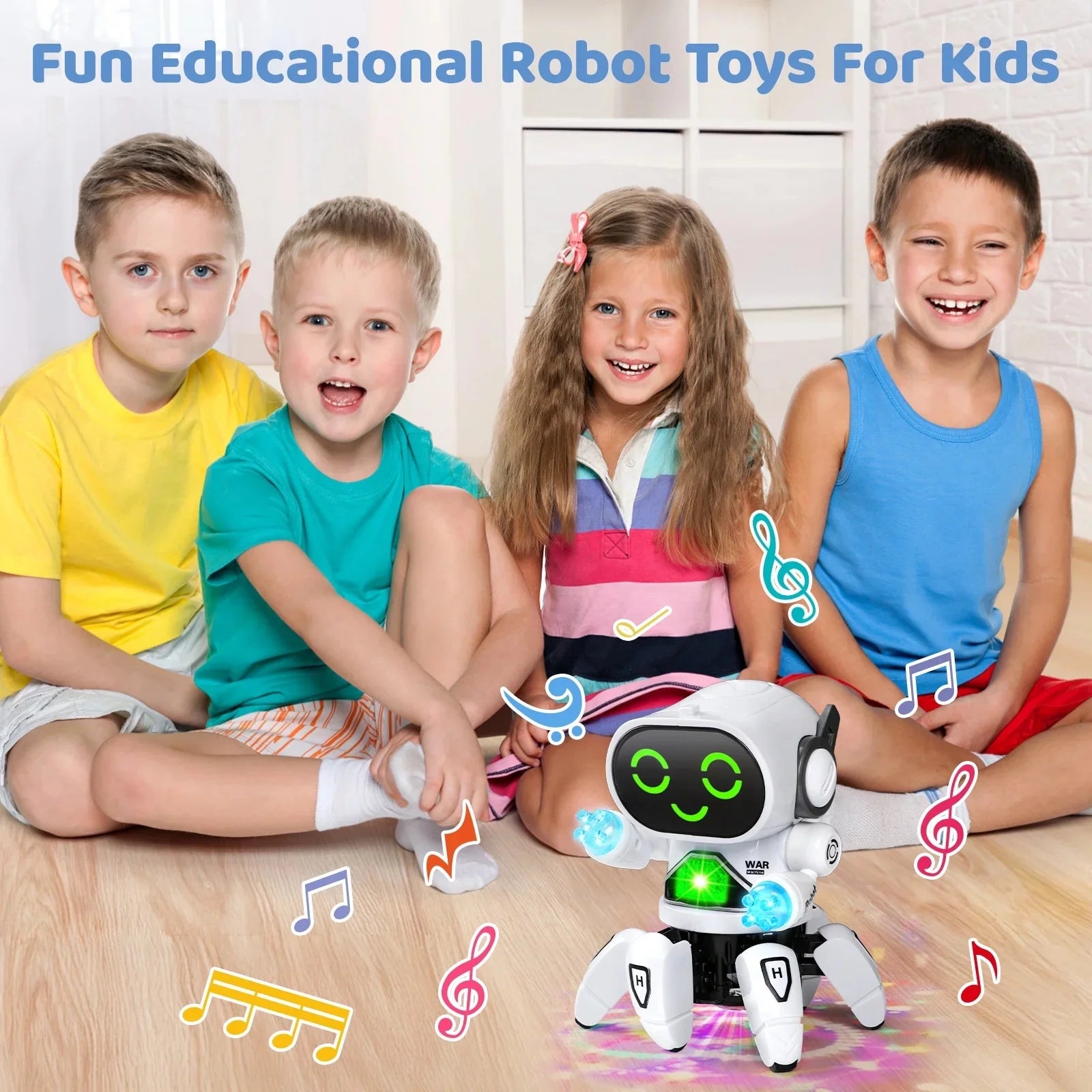 Robot Toy for Kids Smart Electronic Walking Dancing Robot 