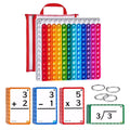 Math Flash Cards Fidget Chart Math Game Addition Subtraction Division Multiplication Cards for Kids in 3Rd 4Th 5Th 6Th Grade