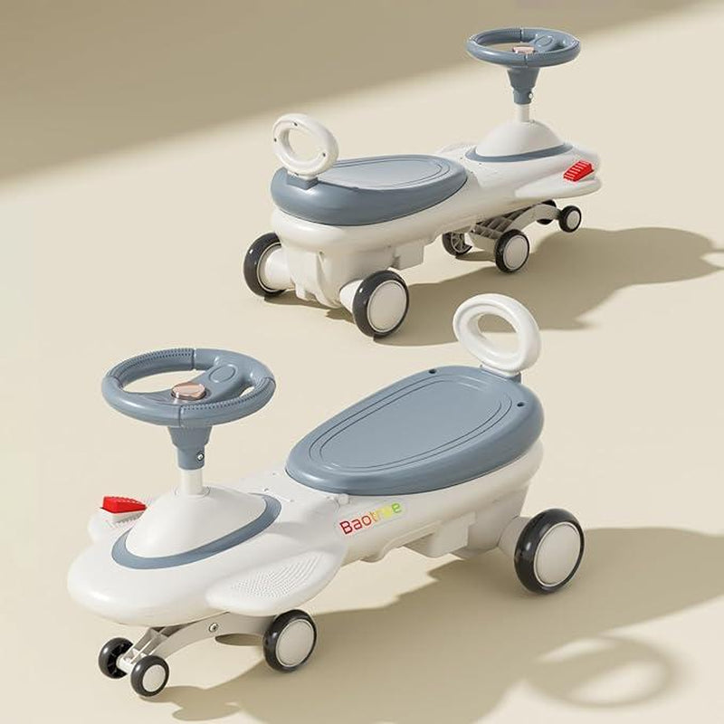 12V Electric Wiggle Car with Pedal, 2 in 1 Wiggle Car Ride on Toys for Kids Ages 3 and Up,Rechargeable Battery,Anti-Rollover Flashing Wheels,Music, Christmas Gifts,Maximum Load Capacity up to 150 Pounds Balance Bike Tricycle