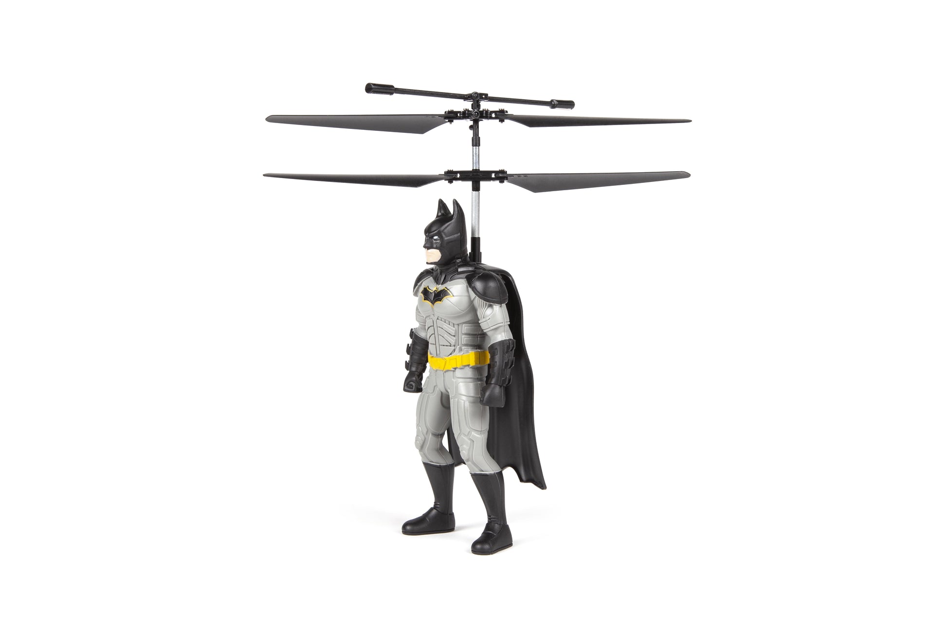 6-Inch Collectible Batman Flying Infrared Remote Control Helicopter, Black & Silver