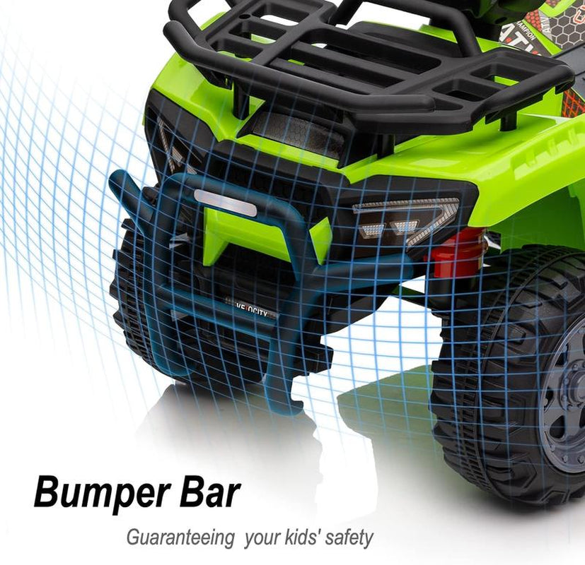 Hikiddo Kids ATV 4 Wheeler Ride-On Toy for Toddlers