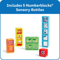 Hand2Mind Black Friday Numberblocks One to Five Sensory Bottles, Numbers for Toddlers, Counting Toys, Calming Sensory Toys, Calm down Corner Supplies, Social Emotional Learning, Holiday Gift for Kids