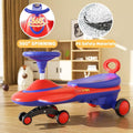 12V Electric Wiggle Car with Pedal, 2 in 1 Wiggle Car Ride on Toys for Kids Ages 3 and Up,Rechargeable Battery,Anti-Rollover Flashing Wheels,Music, Christmas Gifts,Maximum Load Capacity up to 150 Pounds Balance Bike Tricycle