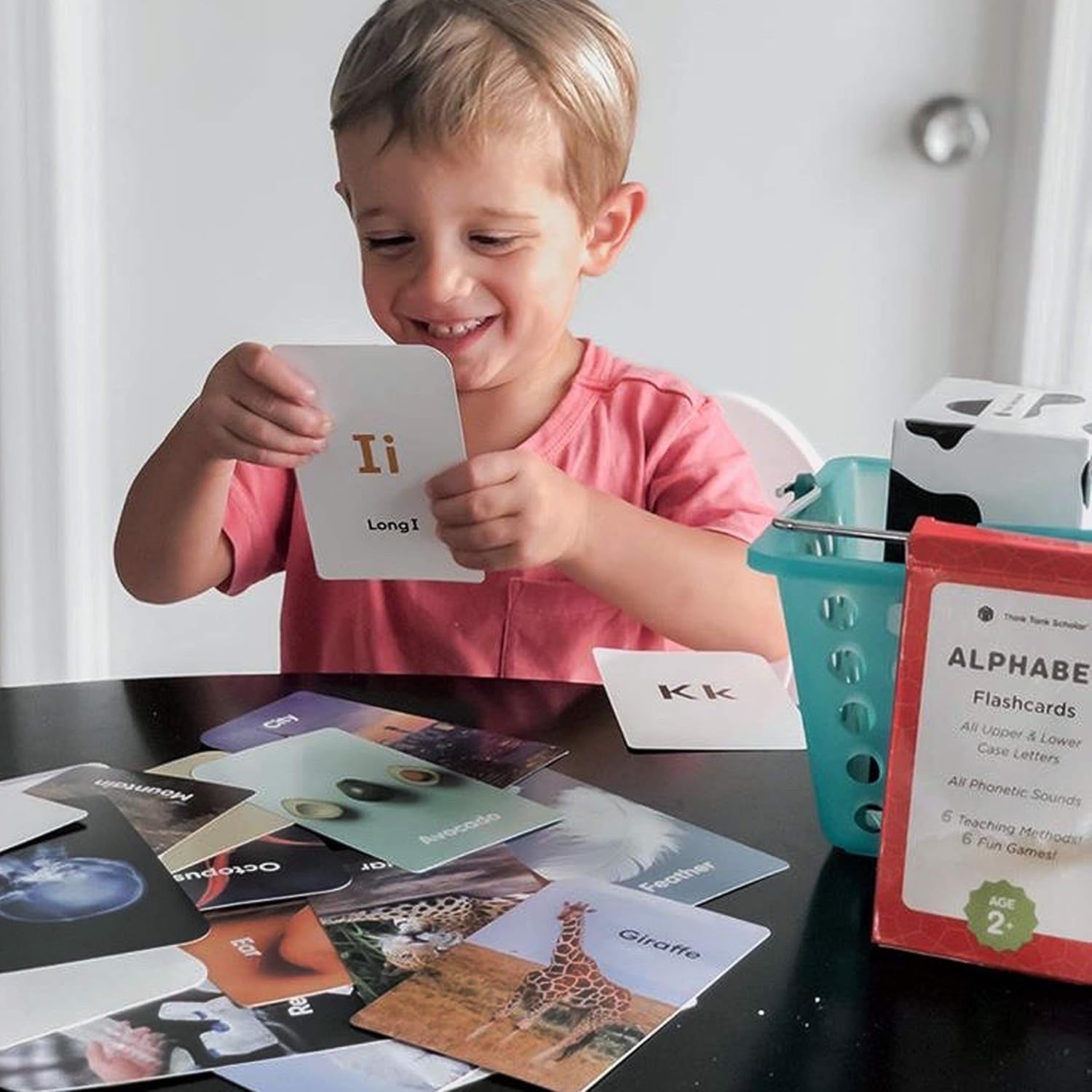 Award-Winning Alphabet Flash Cards for Kids Ages 2-4 – Learn Abcs, Phonics & Speech – Upper & Lowercase Letters, Photo Images – Preschool, Pre-K, Kindergarten
