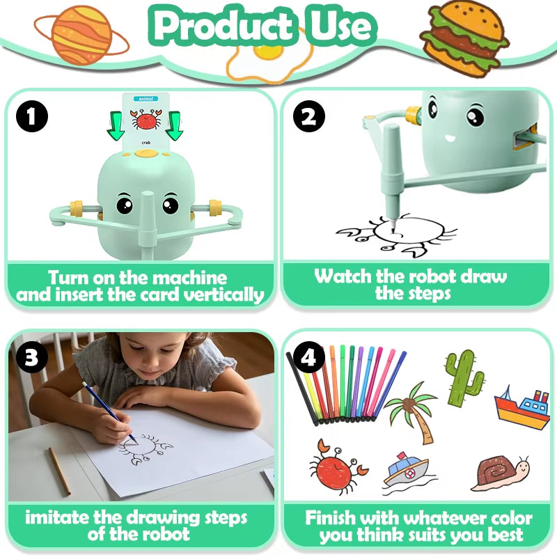 Drawing Robot for Kids Interactive 