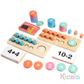 Kids Math Arithmetic Wooden Digital Decomposition Arithmetic Montessori Games Baby Early Learning Education Toys