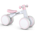 Baby Balance Bike for 1 Year Old Boys Girls 12-24 Month Toddler Balance Bike, 4 Wheels Toddler First Bike, First Birthday Gifts